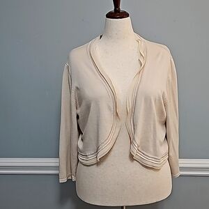 Cato Shrug With Organza Edge